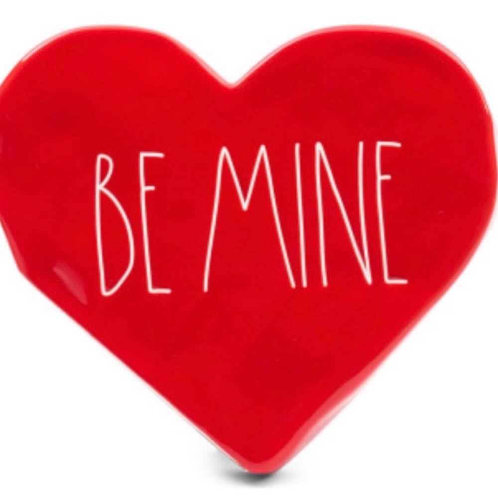 Rae Dunn Valentine B Mine Large Ceramic Heart SOLD - Picture 4 of 4